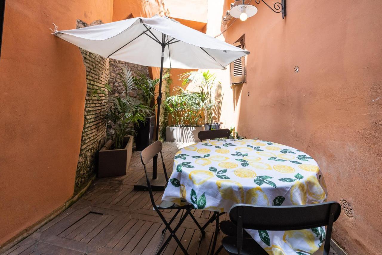 Rione Monti Studio Apt With Private Garden Róma Kültér fotó